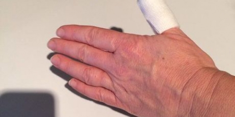 Sit 'n verband om jou duim