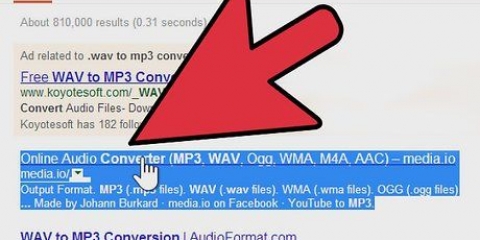 Omskakeling van 'n wav na mp3