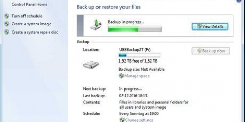 Fabrieksterugstelling van 'n windows 7-rekenaar