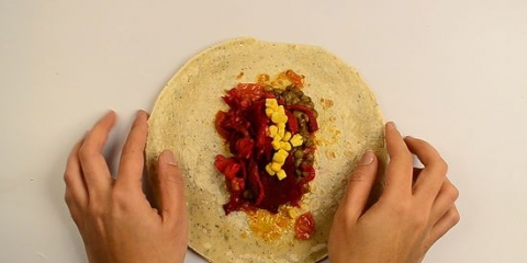 Hoe om 'n wrap te vou