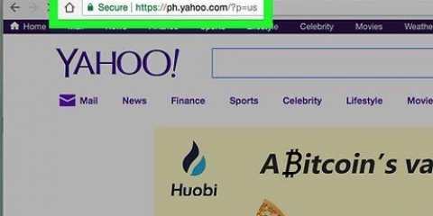 'N yahoo!-maak 'n rekening oop