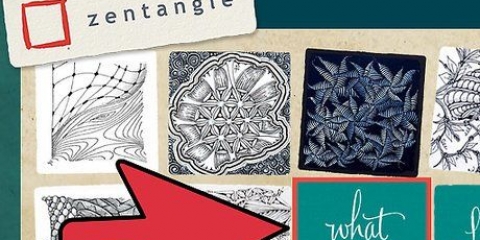 Maak 'n zentangle