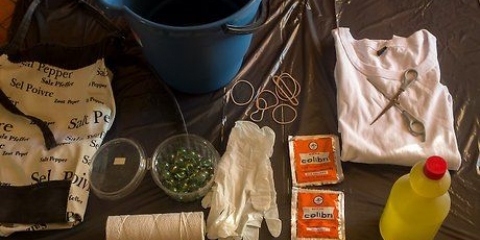 Maklik om patrone met daskleurstof te skep