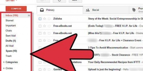 Skuif e-pos na 'n ander gids in gmail