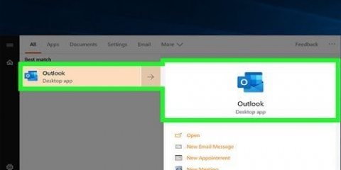 Laai e-posse van microsoft outlook af