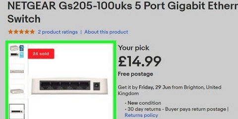 Voeg ethernet-poorte by 'n router