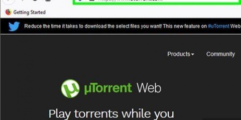 Laai flieks af met utorrent