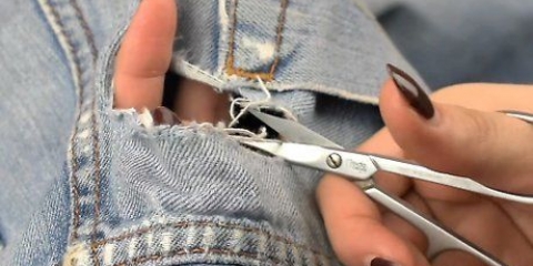 Herstel gate in die dye van jeans