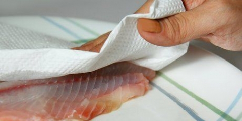 Gefileerde tilapia bakken
