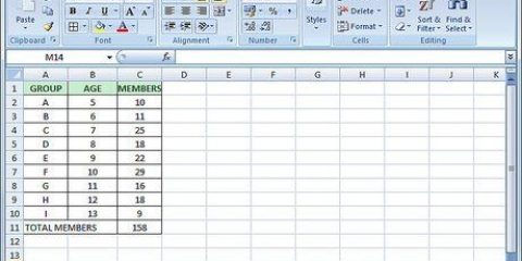 Groepeer data in excel