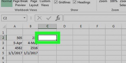 Vergelyk data in excel