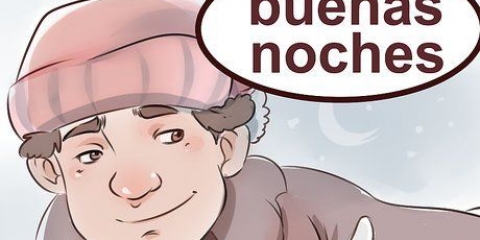 Sê goeie aand en goeie nag in spaans