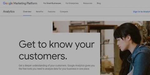 Gebruik google analytics