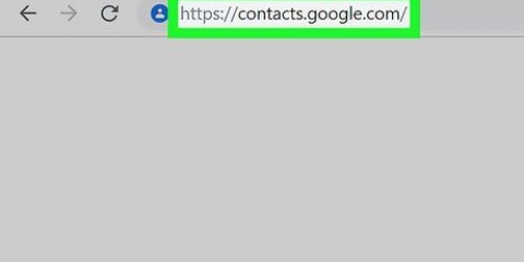 Herstel google kontakte
