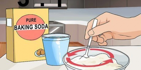 Maak goud skoon met koeksoda