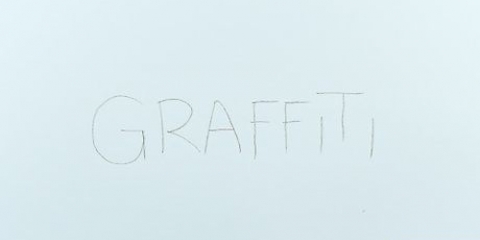 Teken graffiti letters