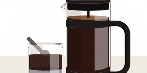 Kleur grys hare met koffie