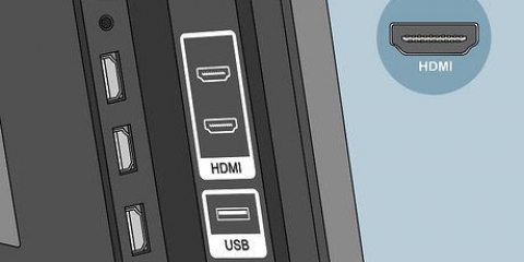 Koppel hdmi aan 'n tv