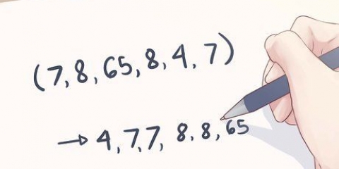 Bepaling van die omvang van 'n datastel