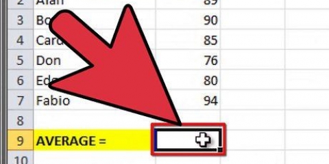 Hoe om die gemiddelde en standaardafwyking in excel 2007 te bereken