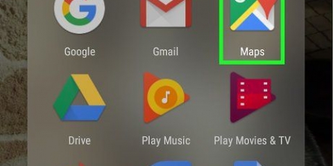 Vind noord op google maps op android