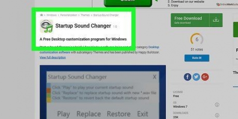 Verander die windows-opstartklank