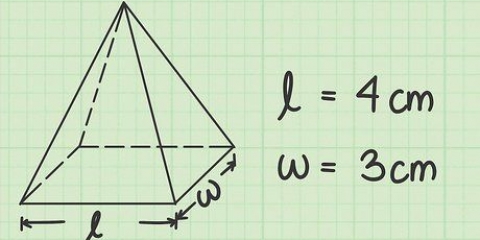 Bereken die volume van 'n piramide