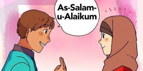 Iemand begroeten in die islam