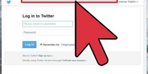 Verander jou gebruikersnaam op twitter