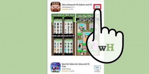 Verander jou vel in minecraft pe