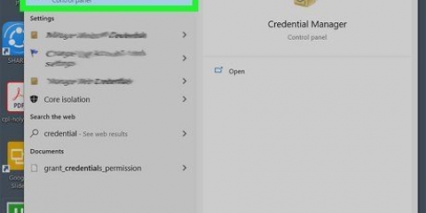 Bekyk jou wagwoorde in windows credential manager
