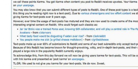 Versamel karma op reddit