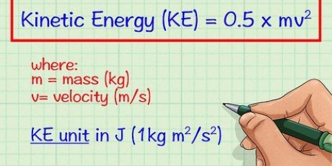 Bereken kinetiese energie