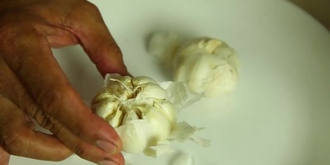 Knoflook roosteren