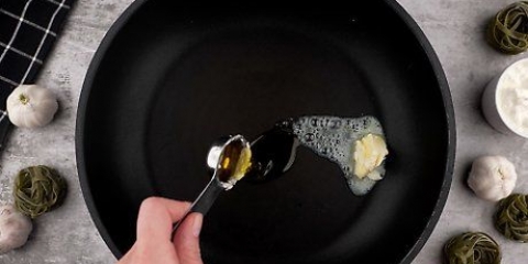 Knoflookroomsaus maak
