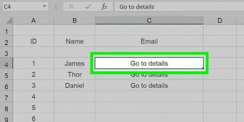 Voeg skakels in excel by