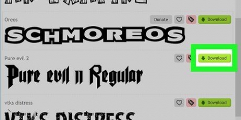 Voeg lettertipes by photoshop