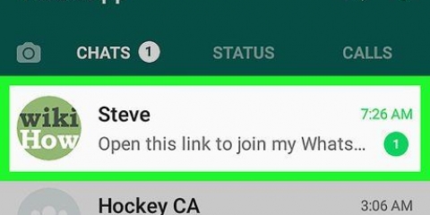 Sluit aan by 'n whatsapp-groep op android