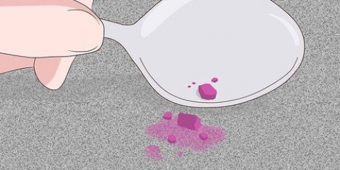 Verwyder lipstiffie van mat
