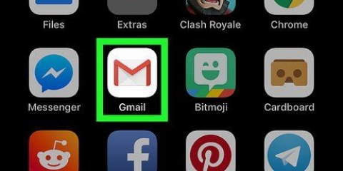 Vee verskeie e-posse in gmail op iphone of ipad uit