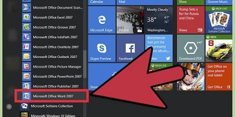 Gebruik microsoft word