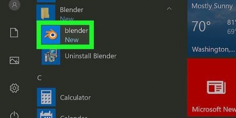 Voer modelle in na blender op 'n rekenaar of mac