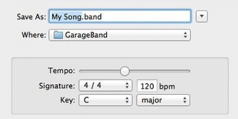 Komponeer musiek met garageband