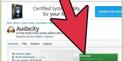 Voeg liedjies op jou rekenaar saam met audacity