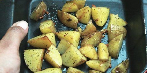 Nieuwe aardappelen voorberei