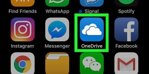 Voeg onedrive by die lêers-toepassing op iphone en ipad