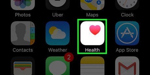 Kyk hoeveel myl jy op 'n iphone gestap het