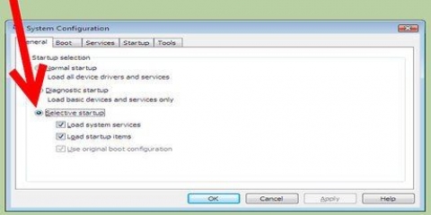 Verander opstartprogramme in windows xp