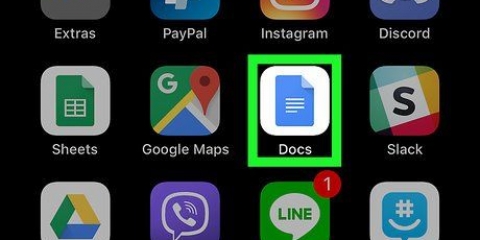 Voeg bladsynommers in google docs op iphone of ipad by