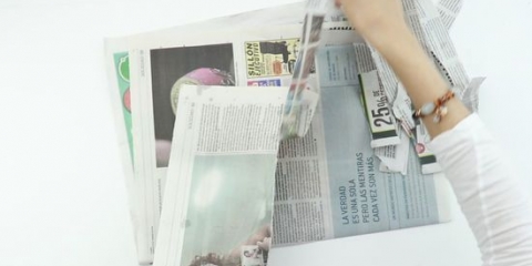 Maak papierpulp